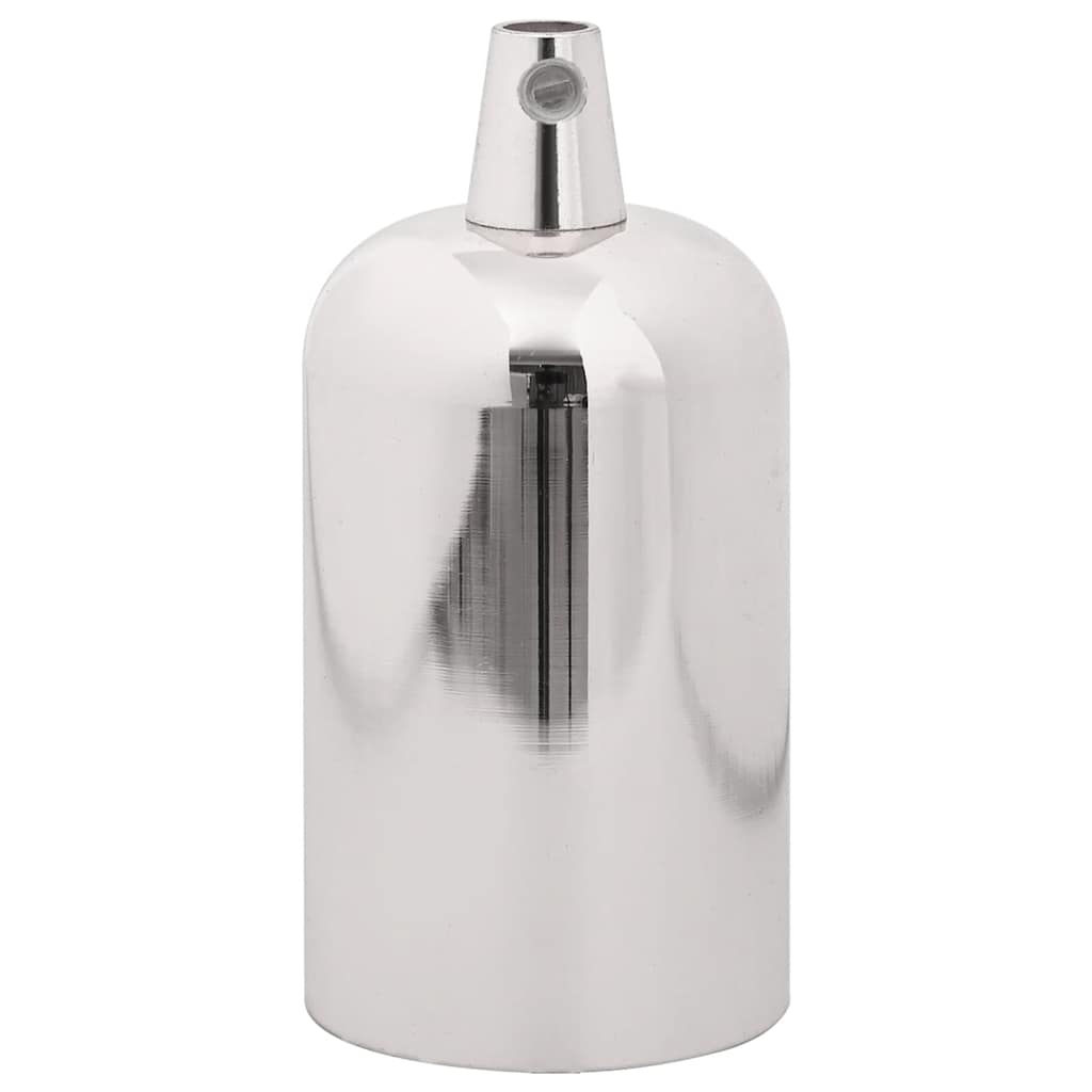 vidaXL Lamp Holders 2 pcs Satin Nickel E27