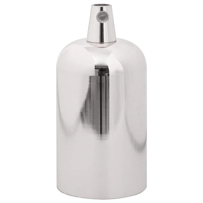 vidaXL Lamp Holders 2 pcs Satin Nickel E27