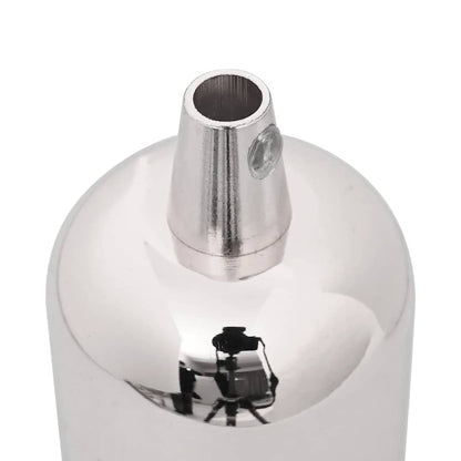 vidaXL Lamp Holders 2 pcs Satin Nickel E27