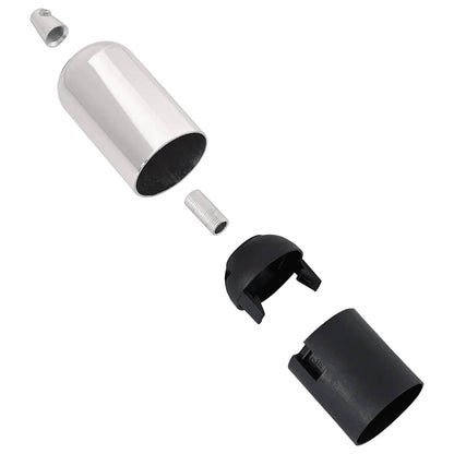 vidaXL Lamp Holders 2 pcs Satin Nickel E27