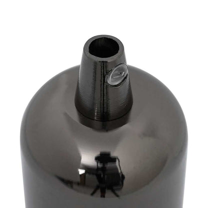 vidaXL Lamp Holders 2 pcs Glossy Black E27