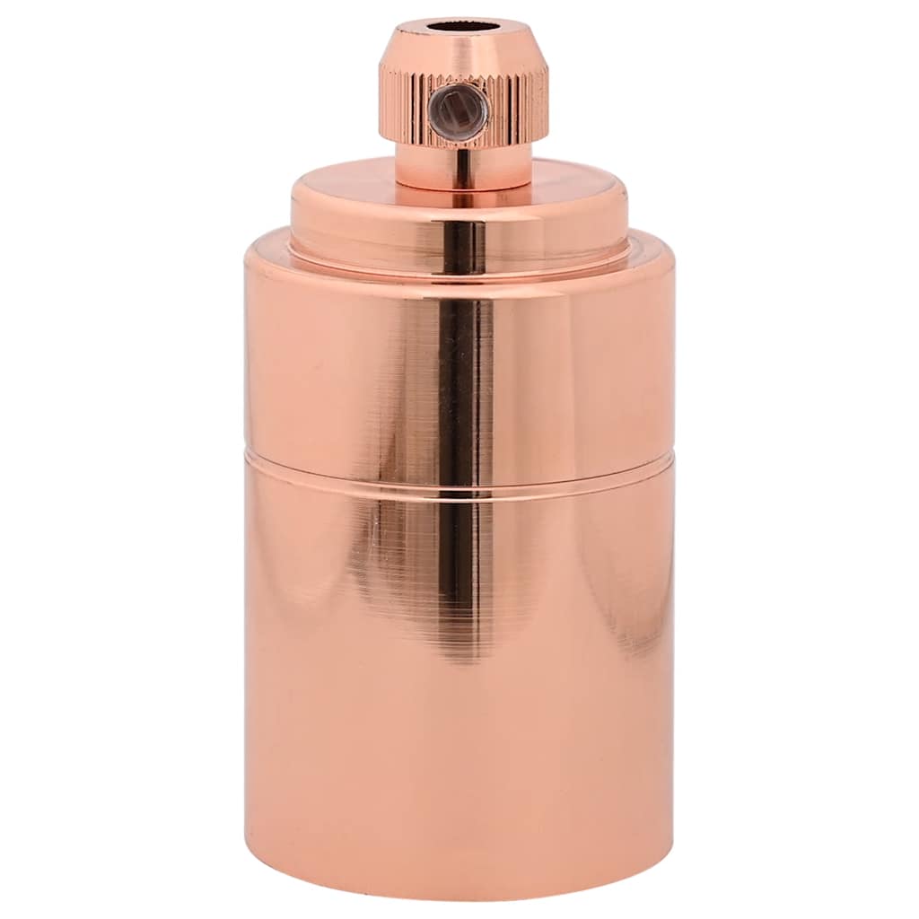 vidaXL Lamp Holders 2 pcs Rose Gold E27