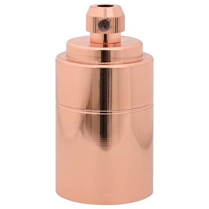 vidaXL Lamp Holders 2 pcs Rose Gold E27