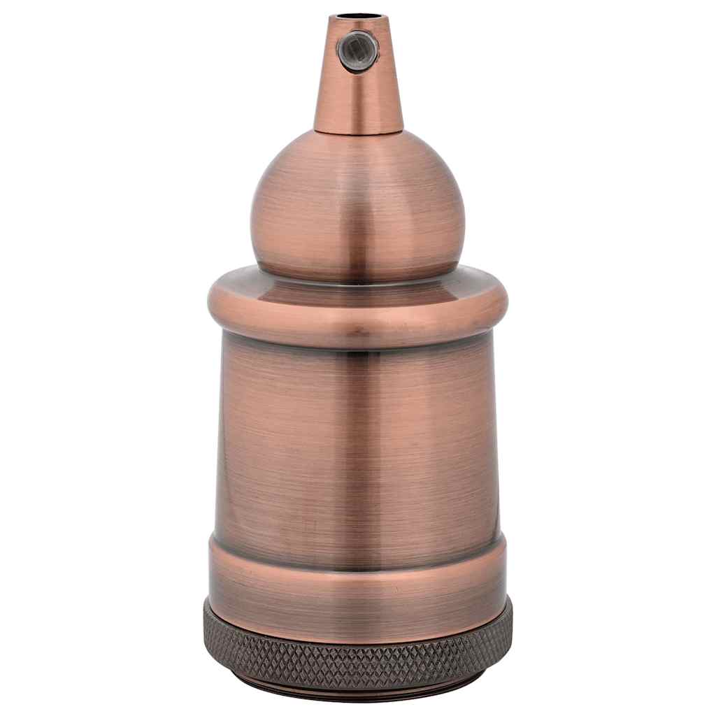 vidaXL Lamp Holders 2 pcs Red Bronze E27