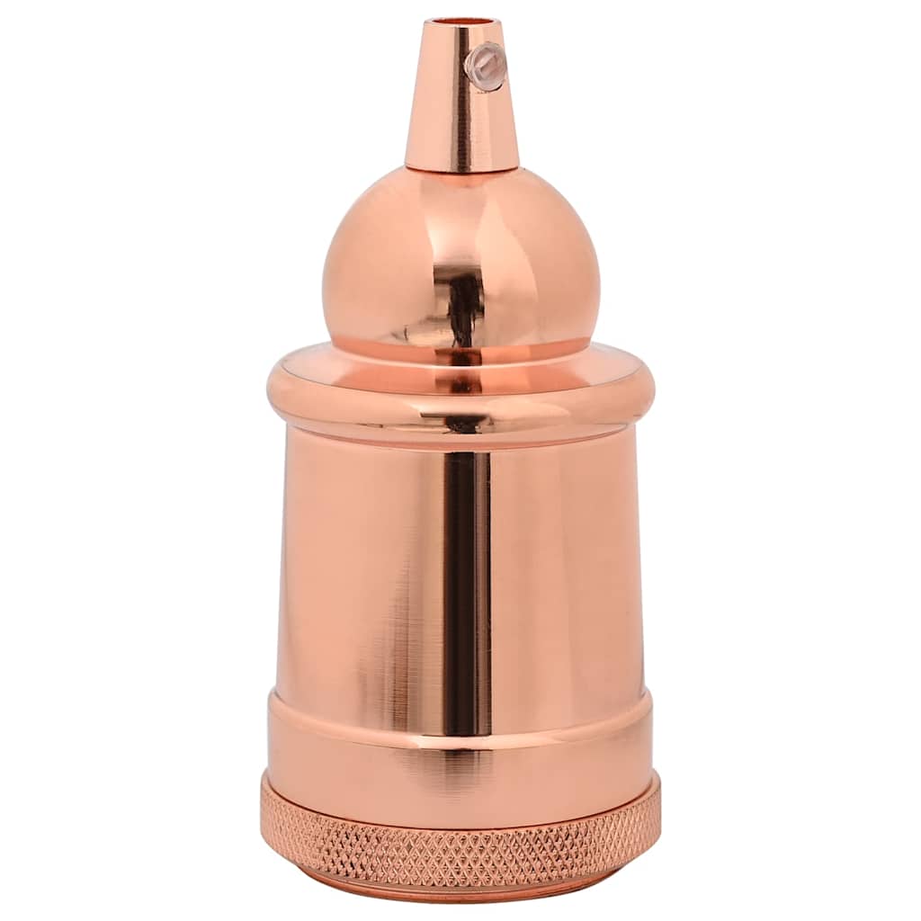 vidaXL Lamp Holders 2 pcs Rose Gold E27