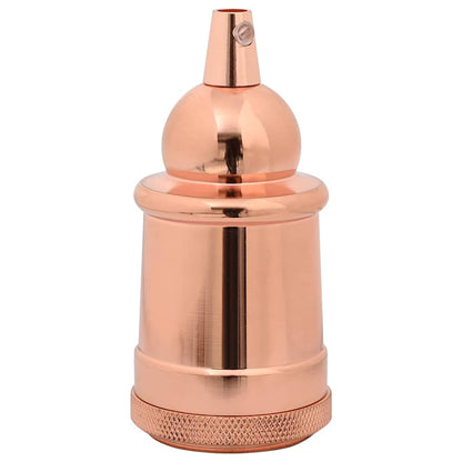 vidaXL Lamp Holders 2 pcs Rose Gold E27