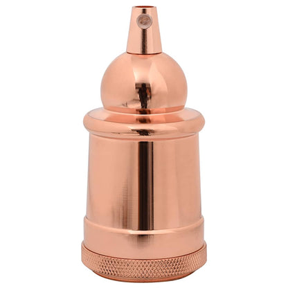 vidaXL Lamp Holders 2 pcs Rose Gold E27