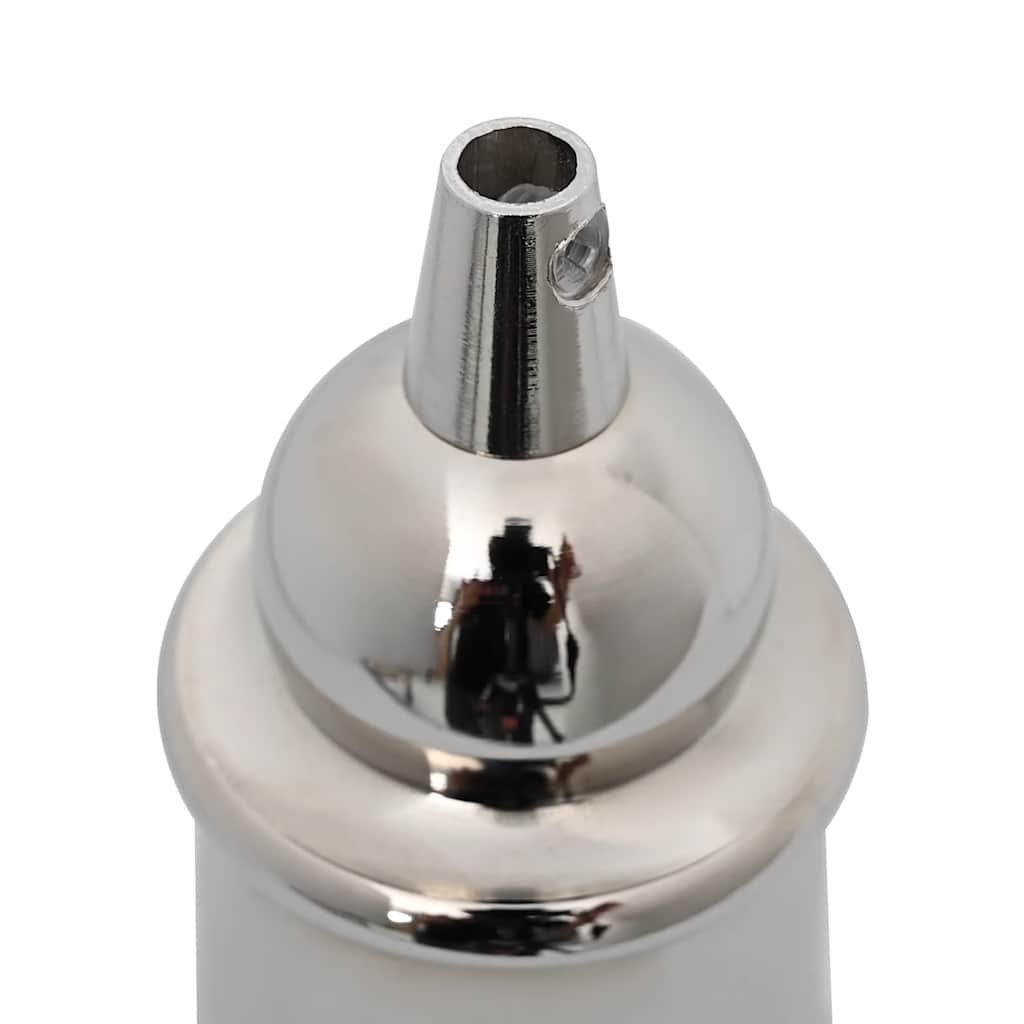 vidaXL Lamp Holders 2 pcs Satin Nickel E27