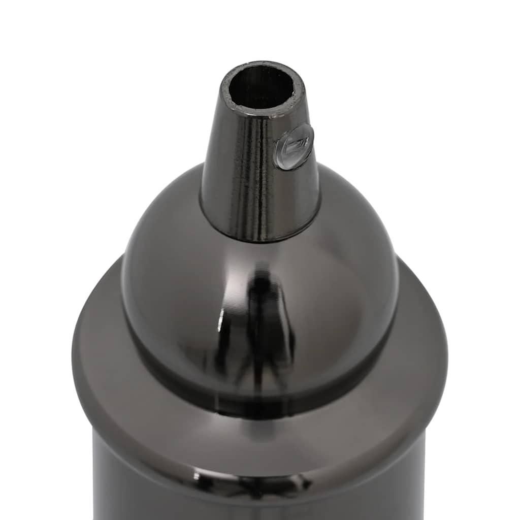 vidaXL Lamp Holders 2 pcs Glossy Black E27