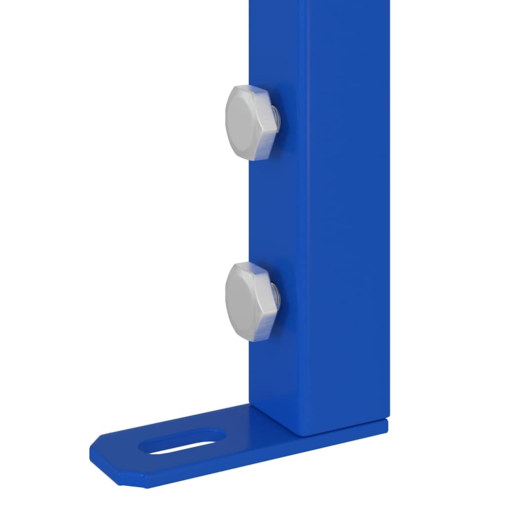 vidaXL Bathroom Wall Support Height Adjustable Blue 50 x 3 x 112 cm