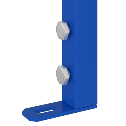 vidaXL Bathroom Wall Support Height Adjustable Blue 50 x 3 x 112 cm