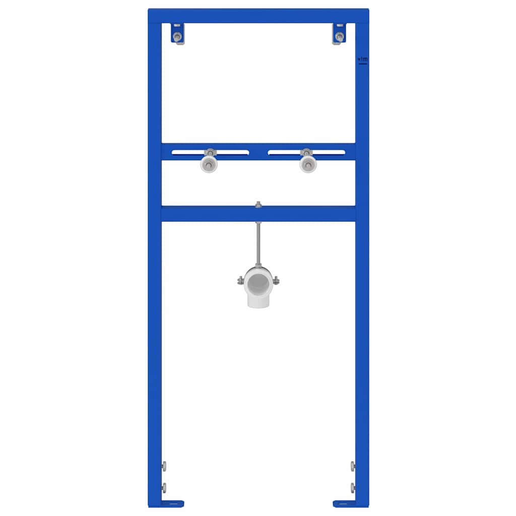 vidaXL Bathroom Wall Support Height Adjustable Blue 50 x 3 x 112 cm