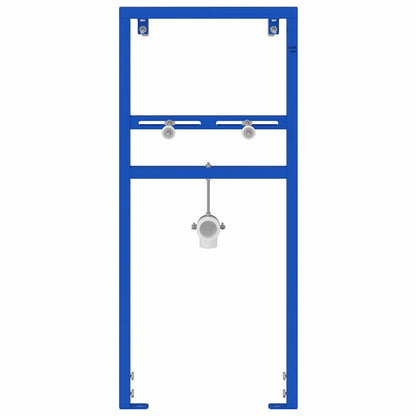 vidaXL Bathroom Wall Support Height Adjustable Blue 50 x 3 x 112 cm