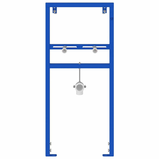 vidaXL Bathroom Wall Support Height Adjustable Blue 50 x 3 x 112 cm
