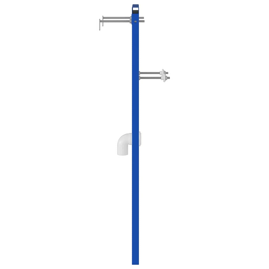 vidaXL Bathroom Wall Support Height Adjustable Blue 50 x 3 x 112 cm
