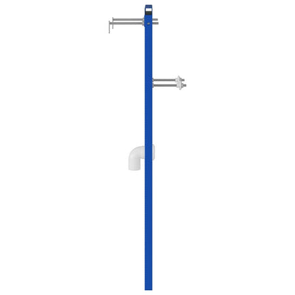 vidaXL Bathroom Wall Support Height Adjustable Blue 50 x 3 x 112 cm