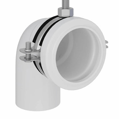 vidaXL Bathroom Wall Support Height Adjustable Blue 50 x 3 x 112 cm