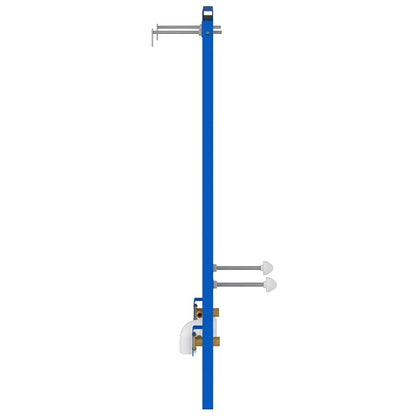 vidaXL Bathroom Wall Support Height Adjustable Blue 50 x 3 x 112 cm