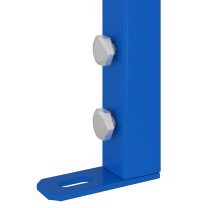 vidaXL Bathroom Wall Support Height Adjustable Blue 50 x 3 x 112 cm