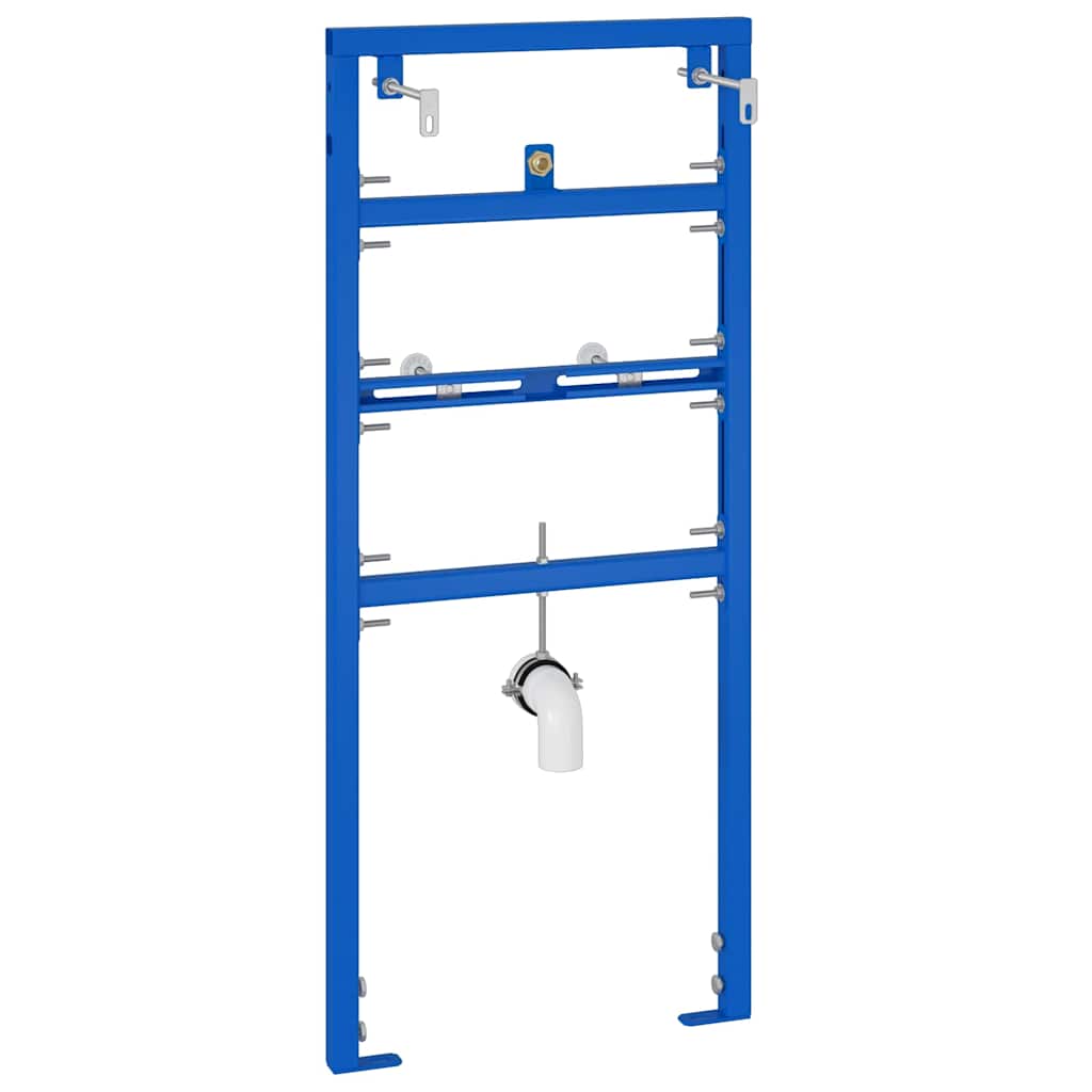 vidaXL Bathroom Wall Support Height Adjustable Blue 50 x 3 x 112 cm