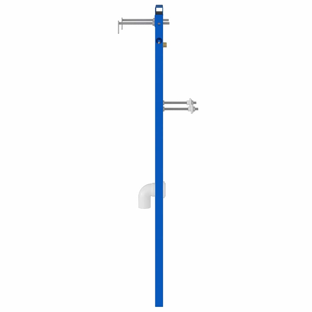 vidaXL Bathroom Wall Support Height Adjustable Blue 50 x 3 x 112 cm