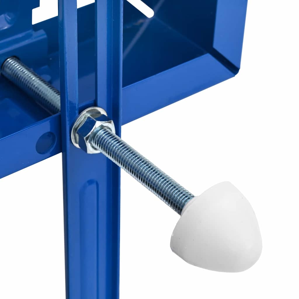 vidaXL Cistern Frame Height Adjustable White 50 x 8 x 131 cm Steel