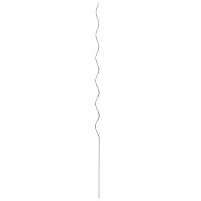vidaXL Plant Support 50 pcs Silver 150 x 0.6 x 0.6 cm Steel
