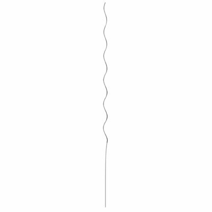 vidaXL Plant Support 50 pcs Silver 150 x 0.6 x 0.6 cm Steel