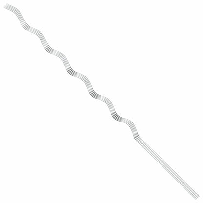 vidaXL Plant Support 5 pcs Silver 150 x 0.6 x 0.6 cm Steel