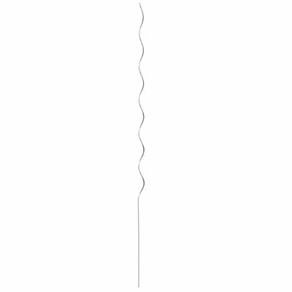 vidaXL Plant Support 5 pcs Silver 150 x 0.6 x 0.6 cm Steel