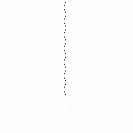 vidaXL Plant Support 20 pcs Green 170 x 0.6 x 0.6 cm Steel