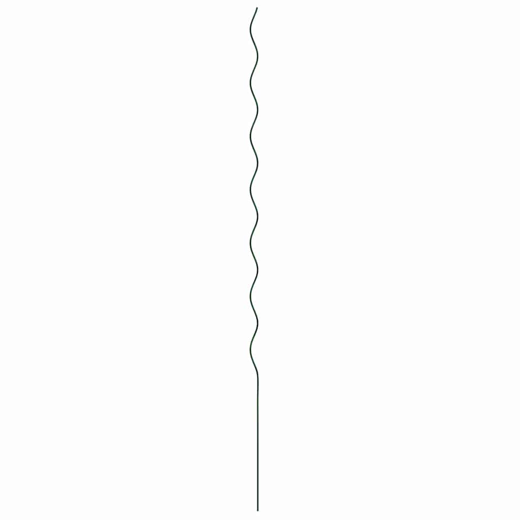 vidaXL Plant Support 5 pcs Green 170 x 0.6 x 0.6 cm Steel