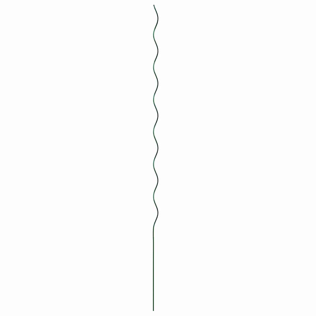 vidaXL Plant Support 5 pcs Green 170 x 0.6 x 0.6 cm Steel