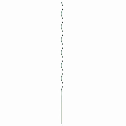 vidaXL Plant Support 5 pcs Green 170 x 0.6 x 0.6 cm Steel