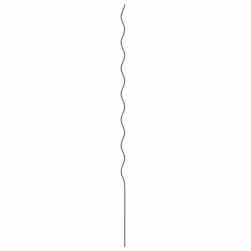 vidaXL Plant Support 5 pcs Green 170 x 0.6 x 0.6 cm Steel