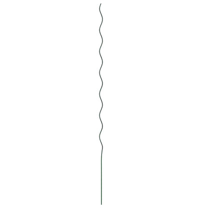 vidaXL Plant Support 5 pcs Green 170 x 0.6 x 0.6 cm Steel