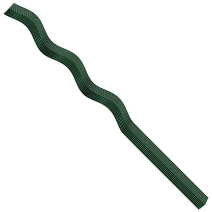 vidaXL Plant Support 50 pcs Green 110 x 0.6 x 0.6 cm Steel