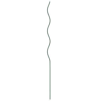 vidaXL Plant Support 5 pcs Green 110 x 0.6 x 0.6 cm Steel