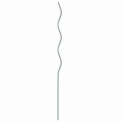vidaXL Plant Support 5 pcs Green 110 x 0.6 x 0.6 cm Steel