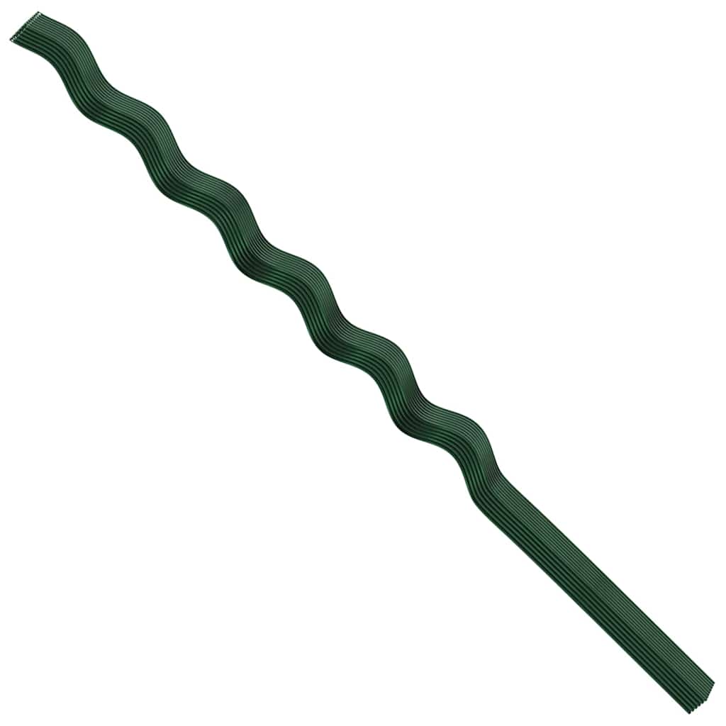 vidaXL Plant Support 50 pcs Green 150 x 0.6 x 0.6 cm Steel