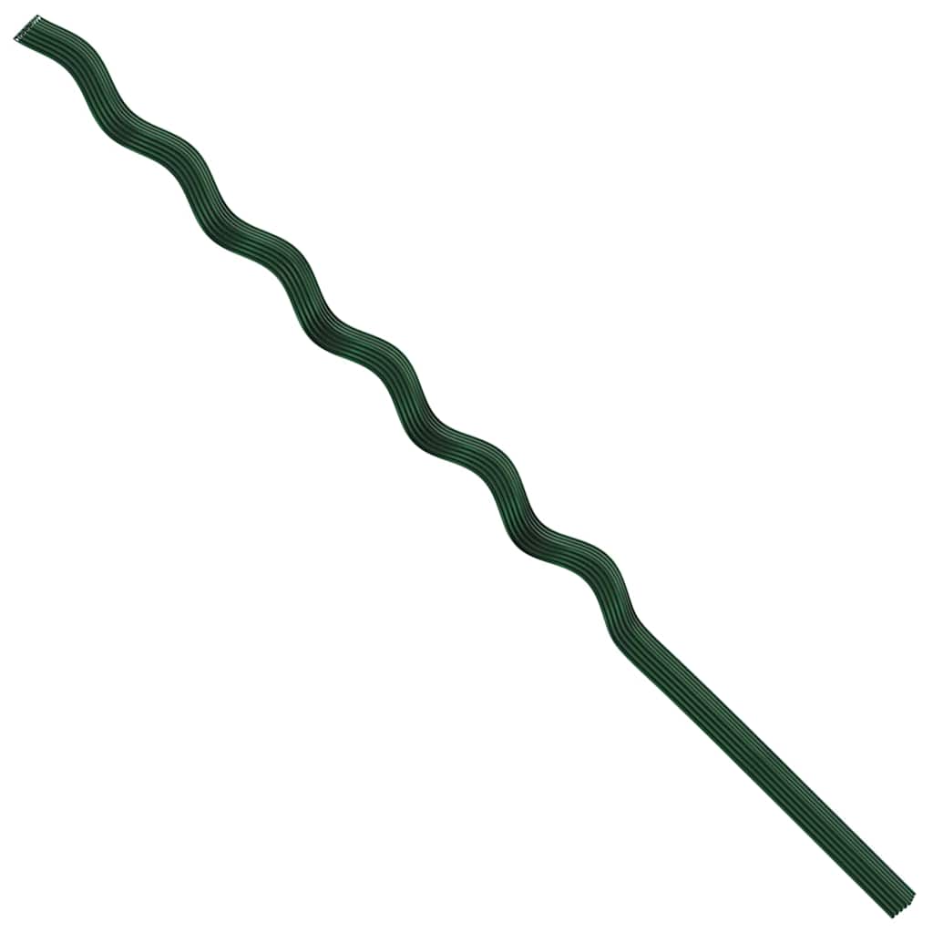 vidaXL Plant Support 20 pcs Green 150 x 0.6 x 0.6 cm Steel
