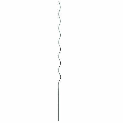 vidaXL Plant Support 5 pcs Green 150 x 0.6 x 0.6 cm Steel