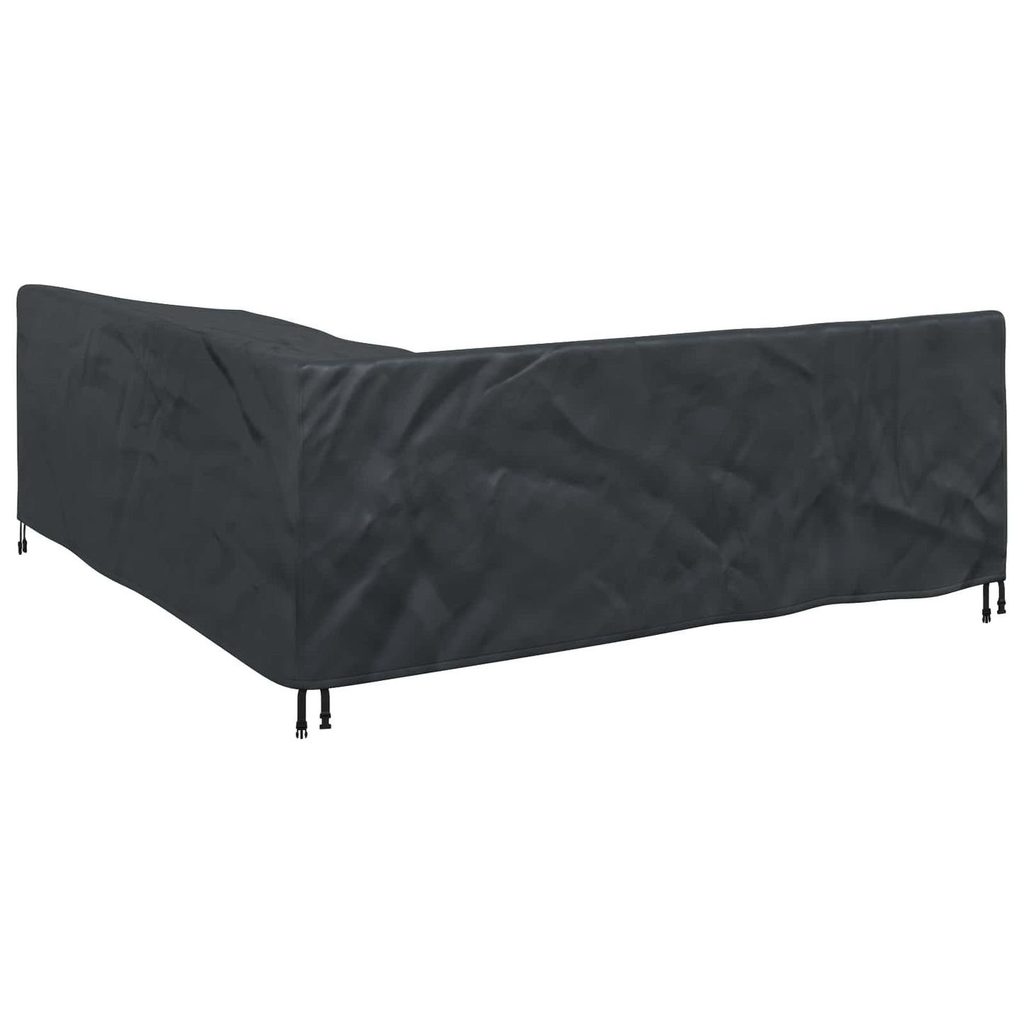 vidaXL Furniture Cover Black 220 x 220 x 80 cm 420D Oxford Fbric
