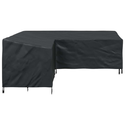 vidaXL Furniture Cover Black 220 x 220 x 80 cm 420D Oxford Fbric