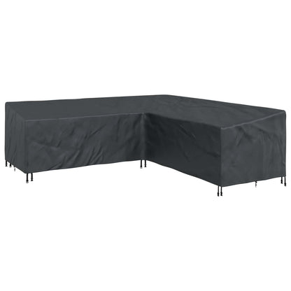 vidaXL Furniture Cover Black 270 x 270 x 80 cm 420D Oxford Fabric