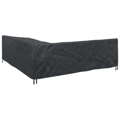 vidaXL Furniture Cover Black 270 x 270 x 80 cm 420D Oxford Fabric