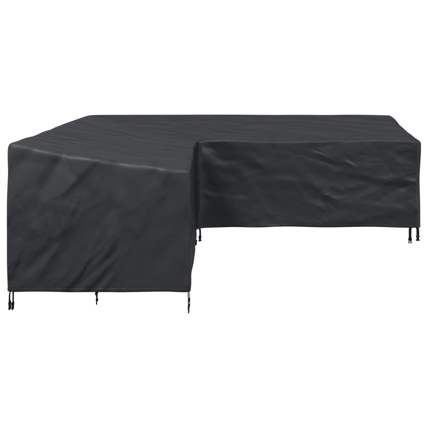 vidaXL Furniture Cover Black 270 x 270 x 80 cm 420D Oxford Fabric