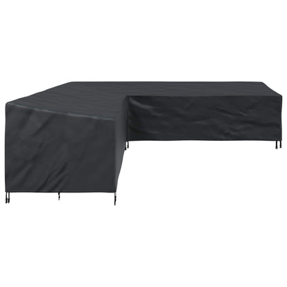 vidaXL Furniture Cover 325 x 325 x 80 cm 210D Oxford Fbric L-Shape