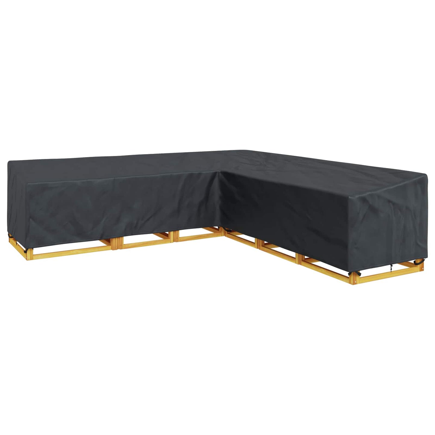 vidaXL Furniture Cover 325 x 325 x 80 cm 420D Oxford Fbric L-Shape