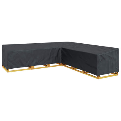 vidaXL Furniture Cover 325 x 325 x 80 cm 420D Oxford Fbric L-Shape